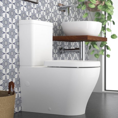 Caroma Luna Cleanflush® Back to Wall Toilet Suite