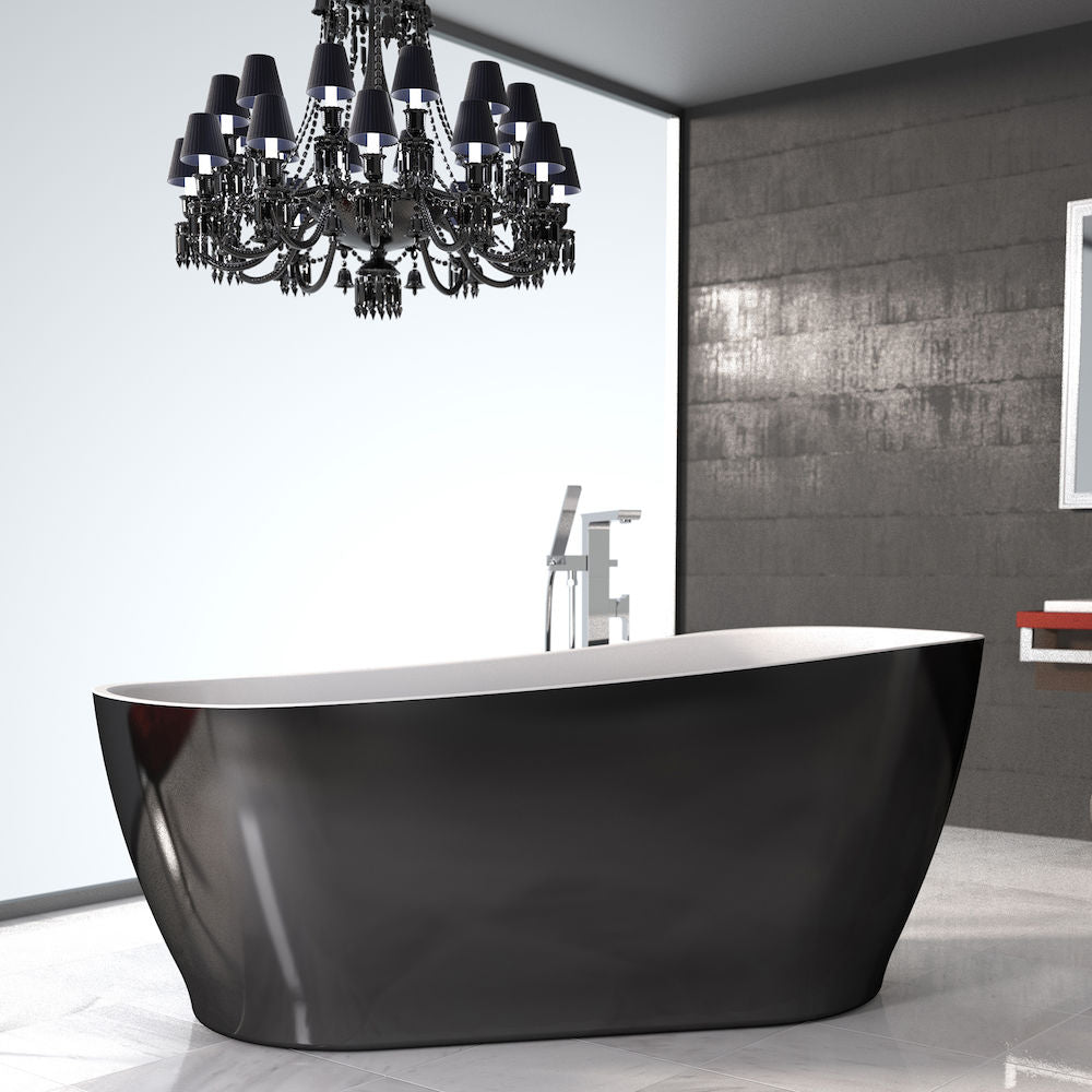 Caroma Noir 1700mm Freestanding Bath