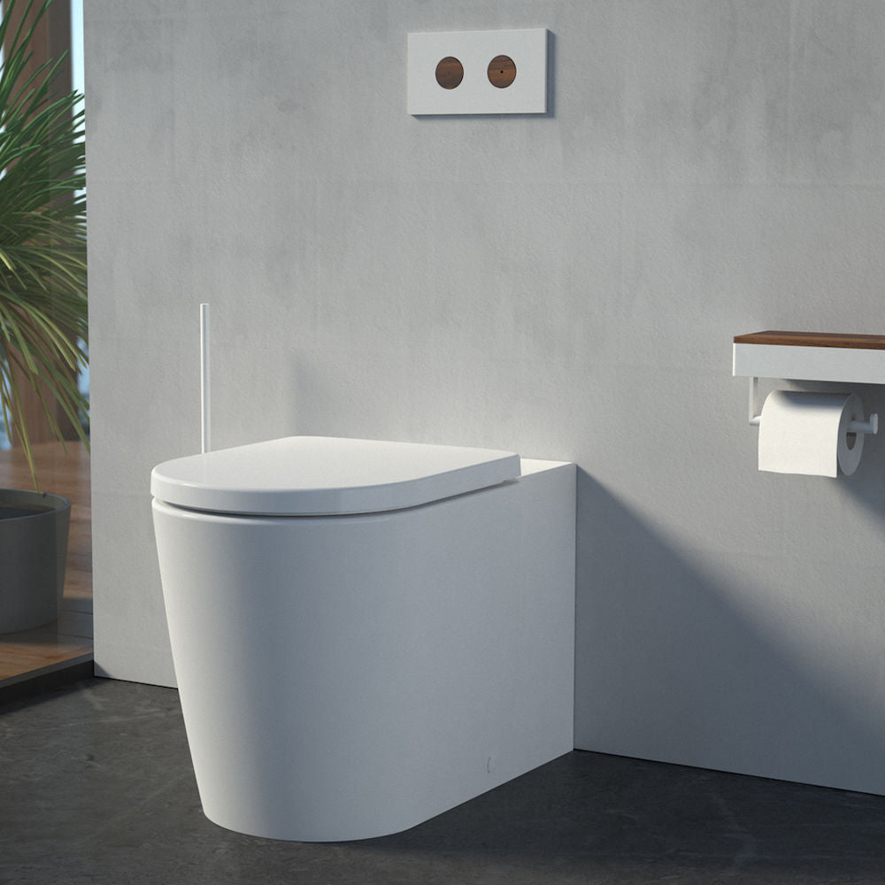 Caroma Elvire Cleanflush with Invisi Series II® Inwall Cistern & Wall Faced Pan