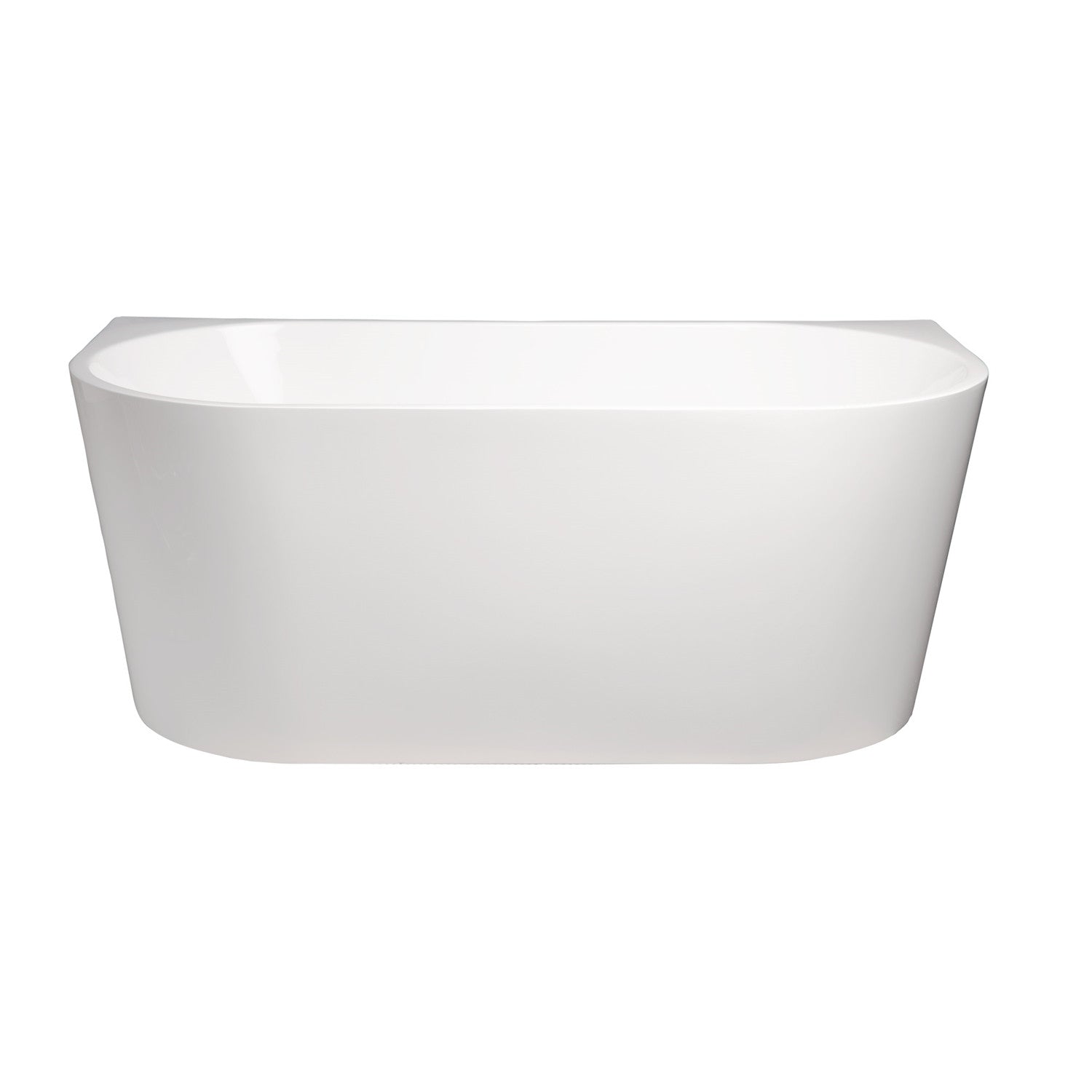 Cassadesign Round Back to Wall Freestanding Bath tub
