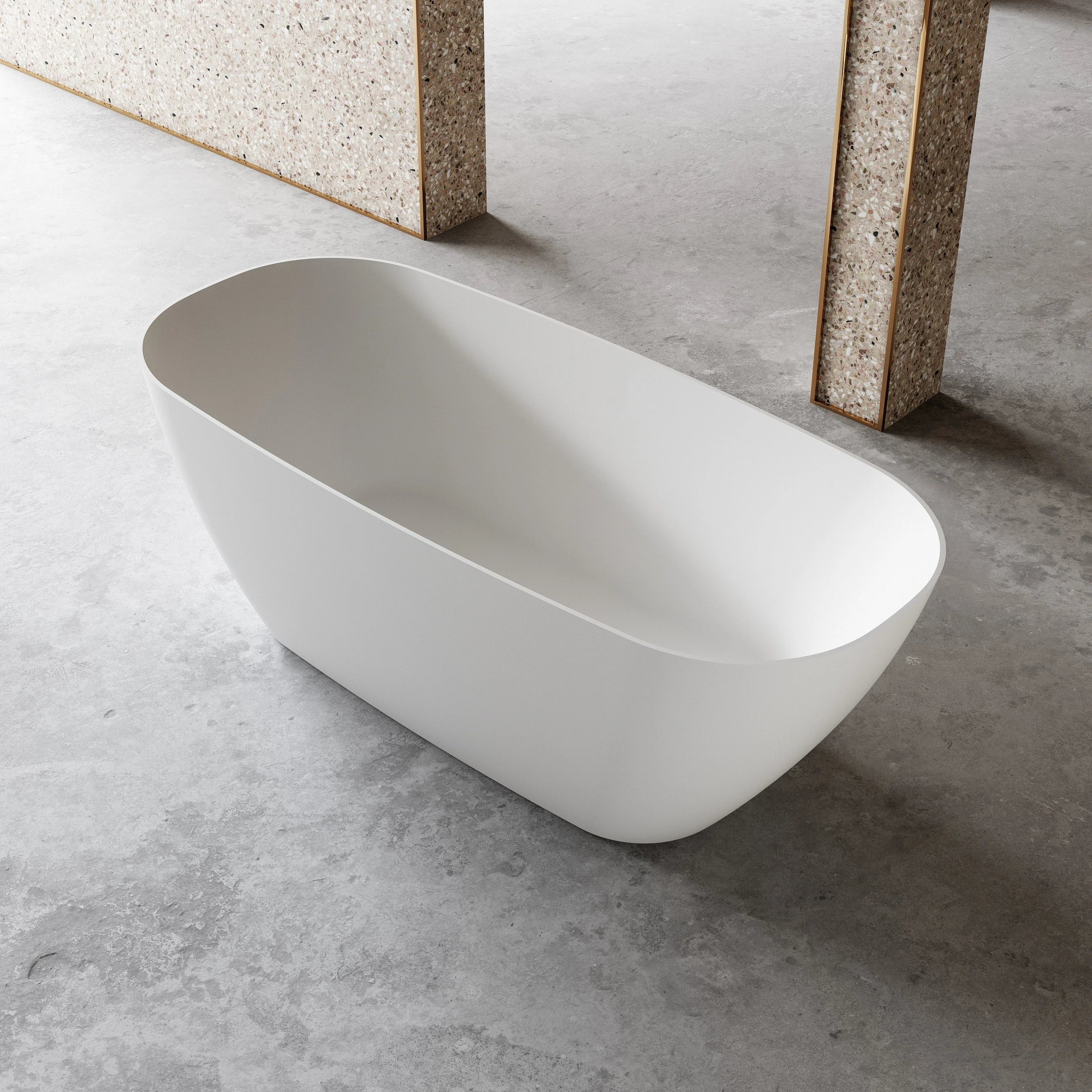 Cassadesign Rec Slimline Freestanding Bath