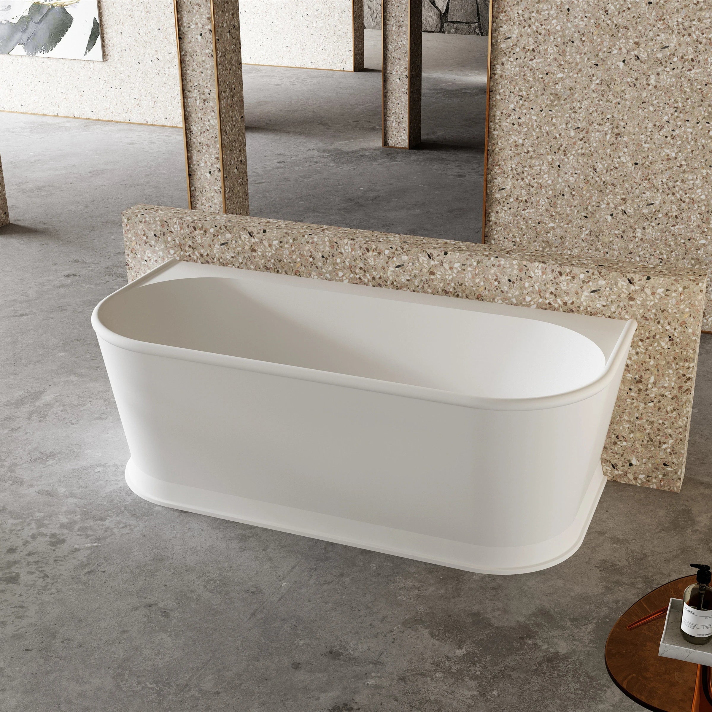 Cassadesign Westminster Freestanding Back to Wall Bath