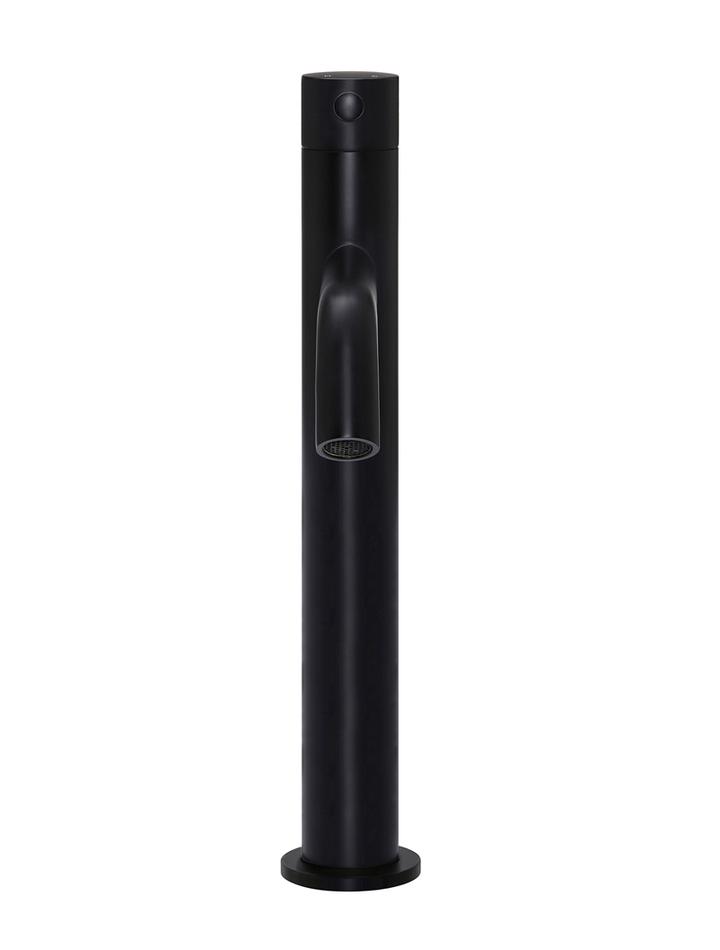 Meir Piccola Tall Basin Mixer Tap 130mm Spout - Matte black
