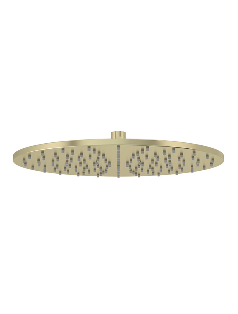 MEIR ROUND WALL SHOWER ROSE BRUSHED BRASS