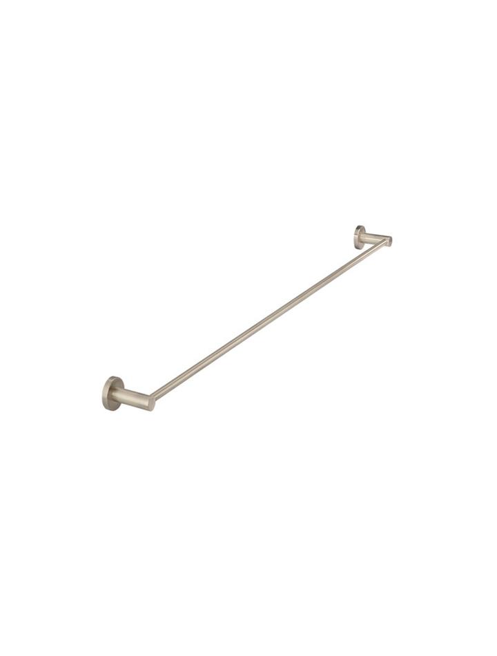 MEIR ROUND SINGLE TOWEL RAIL BRUSHED ROSE GOLD