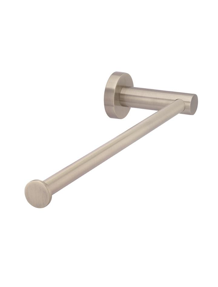 MEIR ROUND GUEST TOWEL RAIL Brushed Rose gold