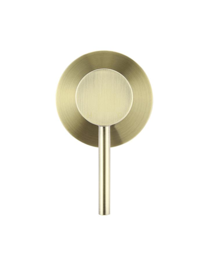 MEIR ROUND WALL MIXER BRUSHED BRASS