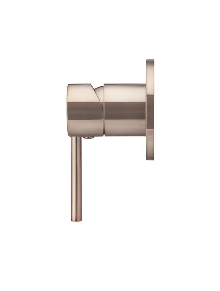 MEIR ROUND WALL MIXER BRUSHED ROSE GOLD