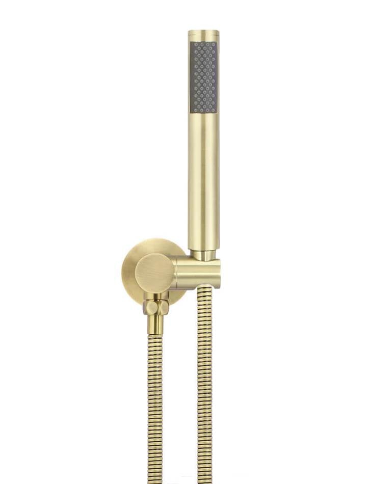 MEIR ROUND SHOWER ON BRACKET  Brushed Brass