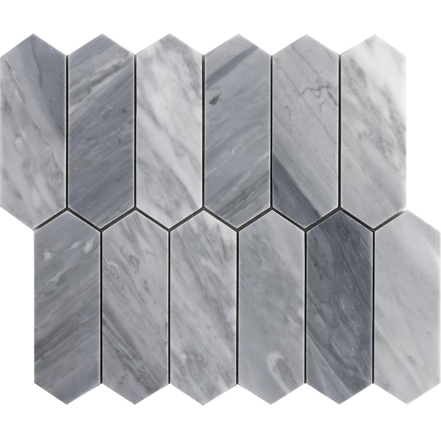 Luminous Carrara Grey Honed 305x266x10mm
