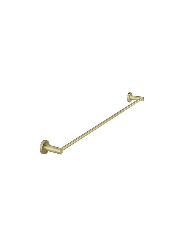 MEIR ROUND SINGLE TOWEL RAIL BRUSHED BRASS