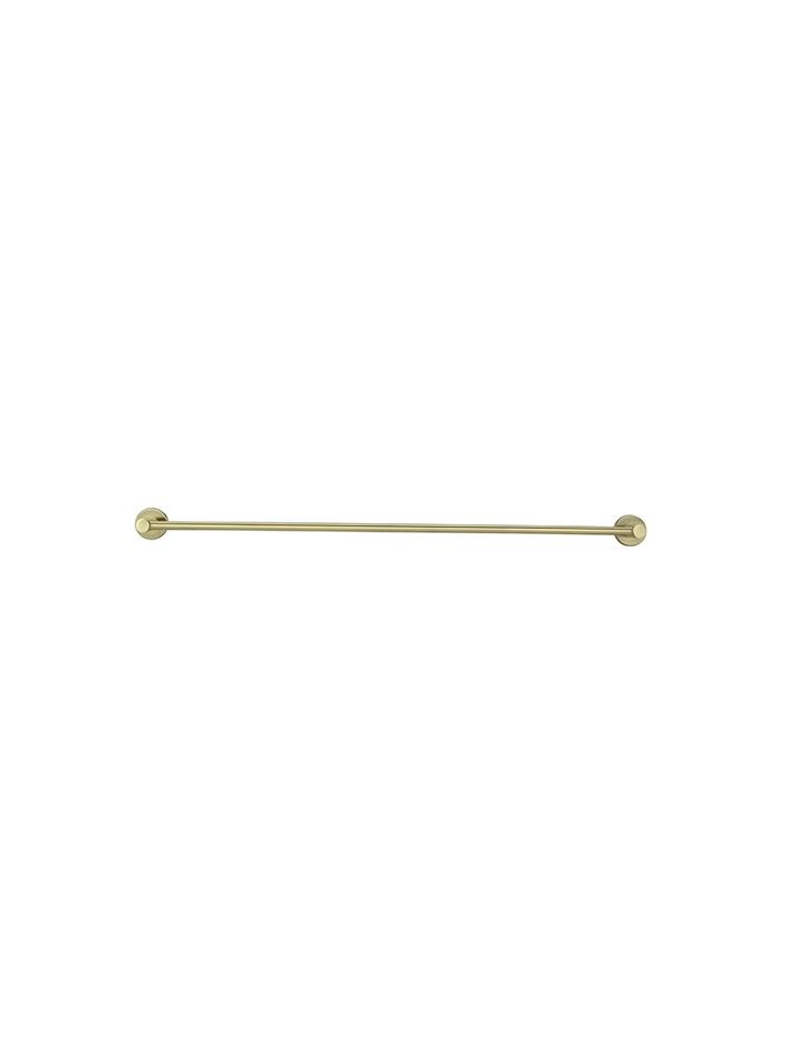 MEIR ROUND SINGLE TOWEL RAIL BRUSHED BRASS