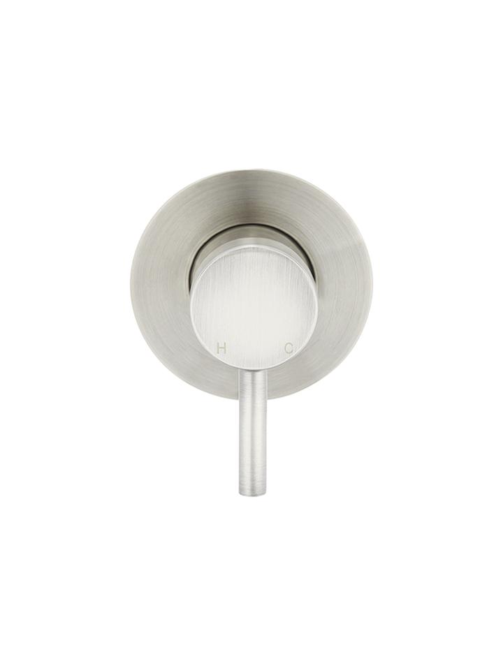 MEIR ROUND WALL MIXER SHORT PIN-LEVER Brushed Nickel