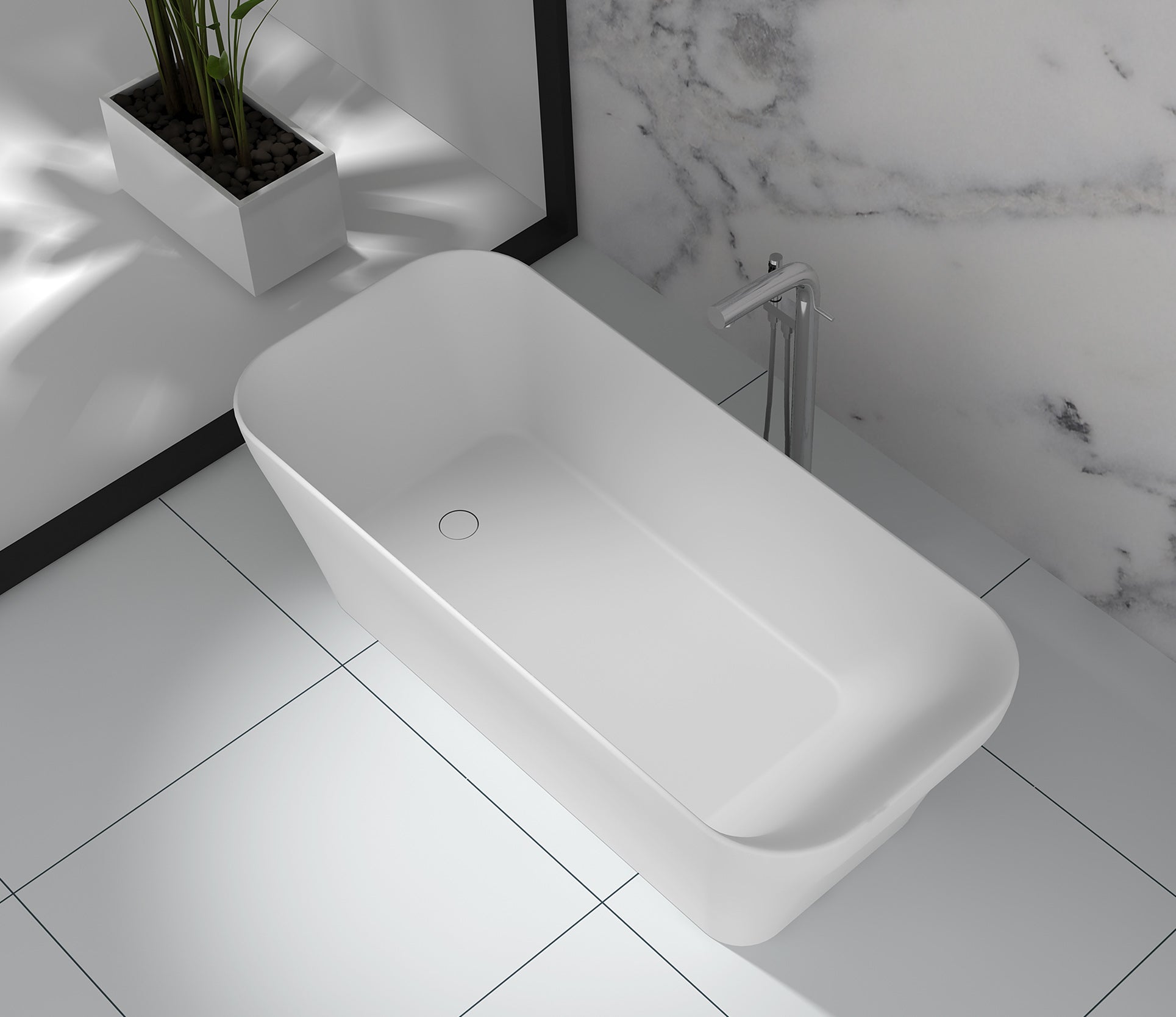 Studio Bagno Verve Freestanding Bath 1700mm